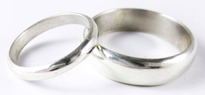 обручальноые кольца из серебра