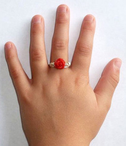 Кольцо для маленькой девочки