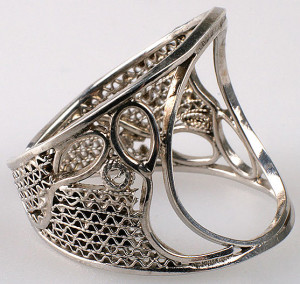 Кольцо из Эквадора серебро скань