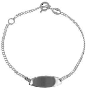 ID-браслет из серебра для мальчика - фото overstock.com