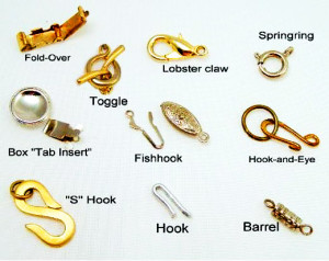 Типы застёжек цепочек на английском языке - фото okajewelry.com