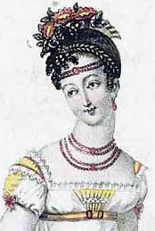 Типичный женский образ стиля классицизм 1813г. - vintagevictorian.com