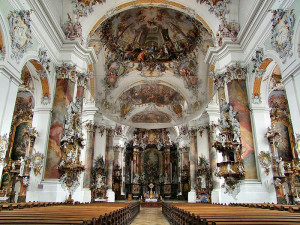Basilica-at-Ottobeuren-(Bavaria) эпоха Рококо---en.wikipedia.org