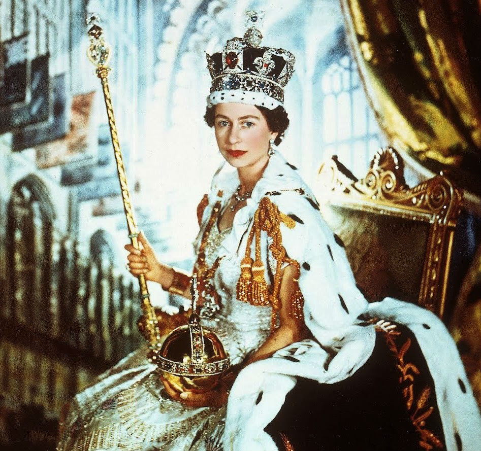 Королева Елизавета II в день коронации. 1953 г.