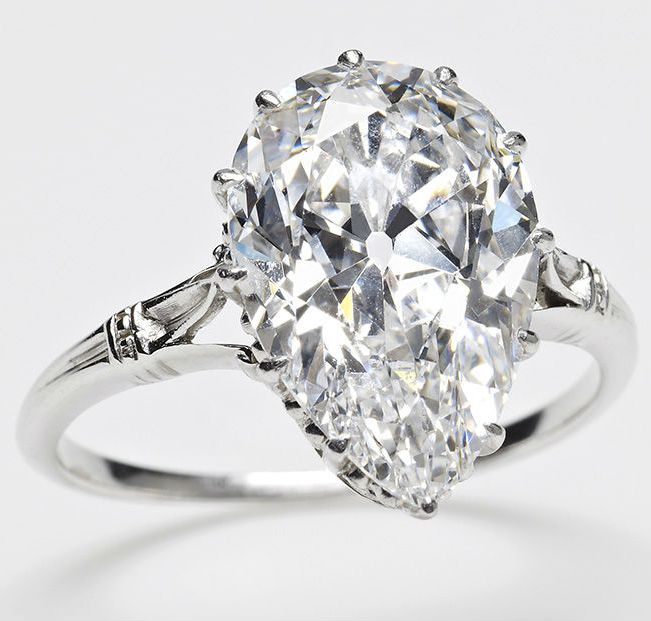 Платиновое кольцо с бриллиантом Куллинан IX_