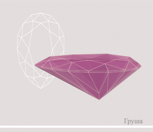 огранка груша