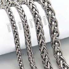 Серебряные цепи машинного плетения